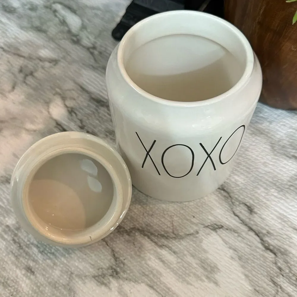 Rae Dunn XoXo Canister Home‎ Decor Kitchen Storage Farmhouse